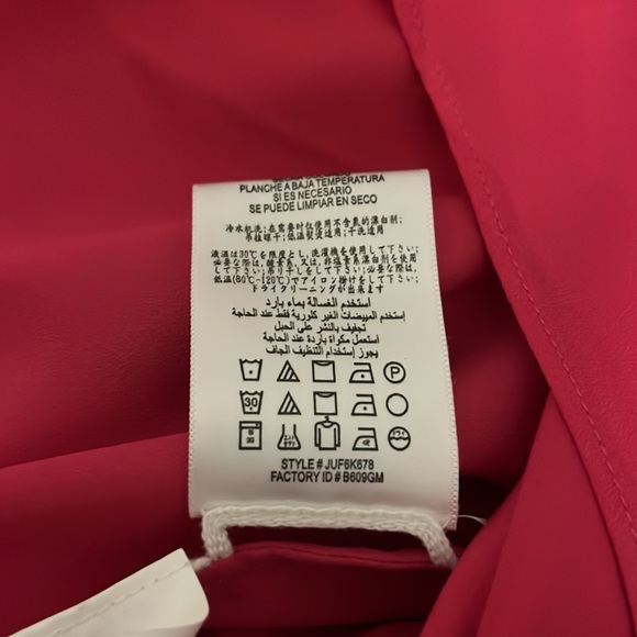 BCBG Max Azria Palais One Shoulder Dress - Begonia /Pink - Size 4 - Picture 15 of 16